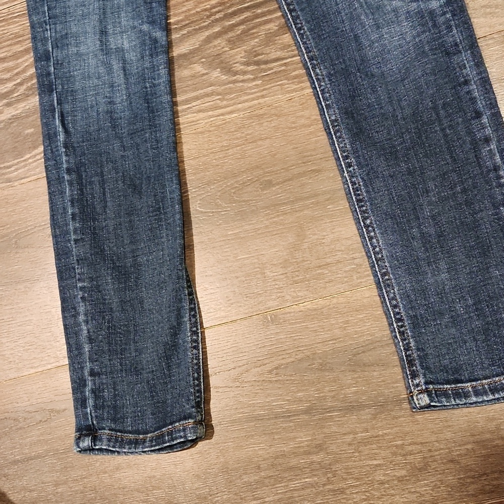 ❤ COSMIC BLUE LOVE SKINNY JEANS, 0 (25) - Picture 7 of 9